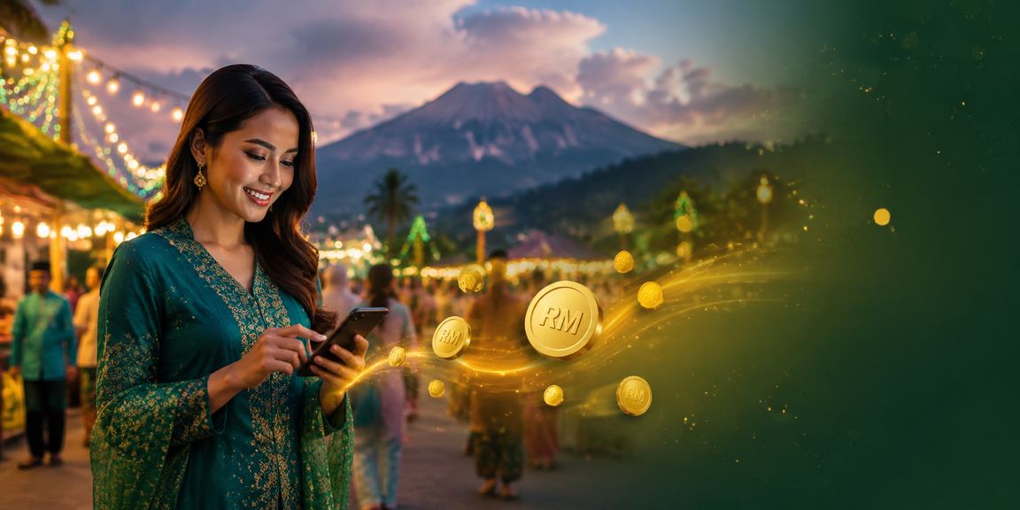 Pengguna Sabah membuat deposit sempena Hari Raya menggunakan platform dg14